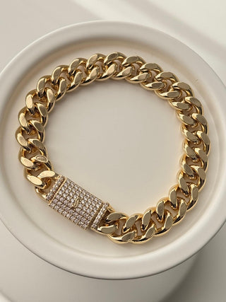 14K Gold Gurmet Seri Zincir Bileklik